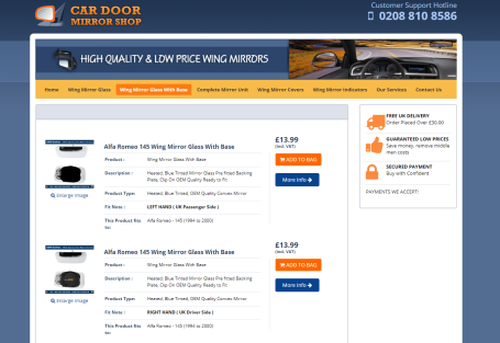 Car Door Mirrors